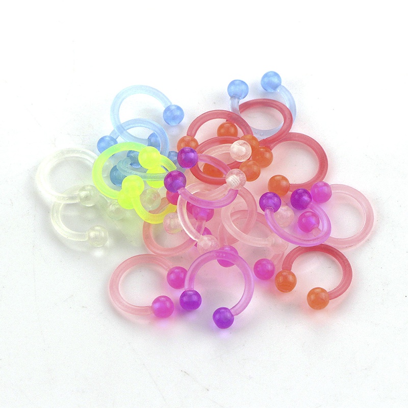 Khuyên Xỏ Cơ Thể Bằng Acrylic Phát Sáng Độc Đáo