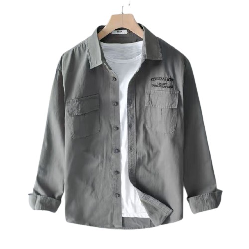 Áo Sơ Mi Kaki Dài Tay Unisex Form Rộng Nhiều Màu Chất Lượng Cao | BigBuy360 - bigbuy360.vn