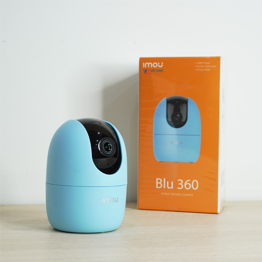 Camera Wifi IMOU IPC-BA22OP Blu Xanh ngọc 2.0 Megapixel tích hợp báo trộm và phát hiện chuyển động, âm thanh 2 chiều