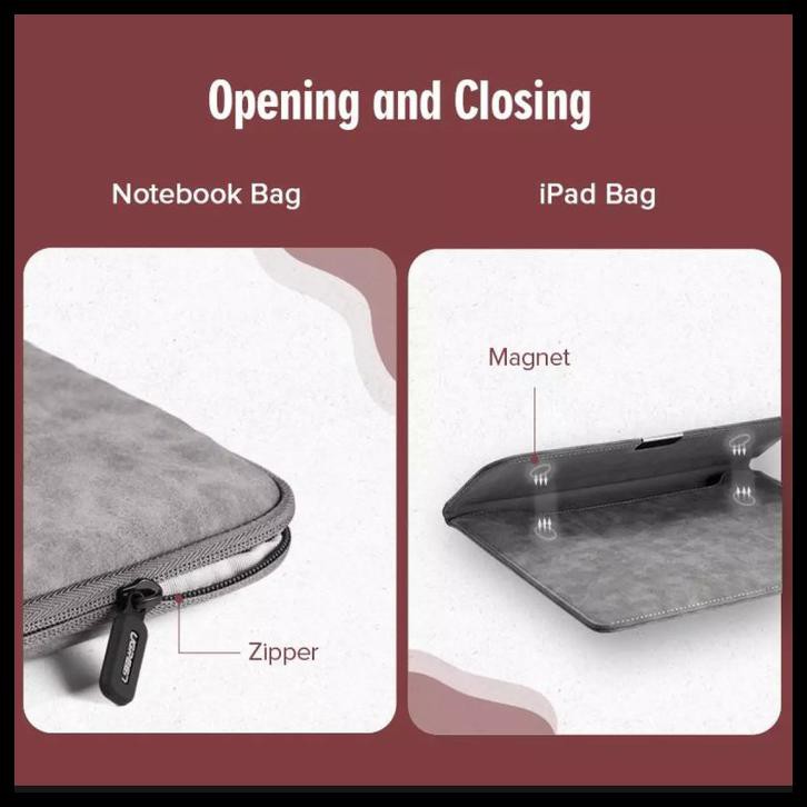 Ugreen Túi Da Đựng Macbook 13 13.3 Inch Air Pro 2019 2020-60985 | BigBuy360 - bigbuy360.vn