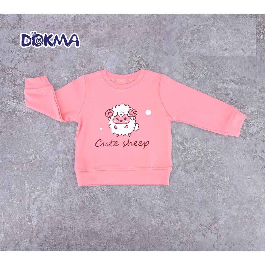 JB432A Áo cổ tròn dài tay của Công ty TNHH dệt may Dokma  (9-24M