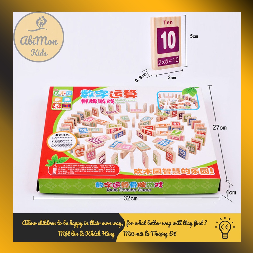 Combo 2 Bộ Domino Gỗ Cho Bé (200 miếng Số Đếm + Cờ) ☘️ Montessori cao cấp ✨ (Đồ chơi Giáo Dục - An toàn - Thông minh)