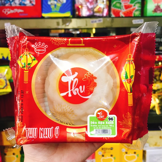 Bánh Trung Thu Kinh Đô Dòng Bánh Dẻo 0 Trứng_180gr Tặng Hộp