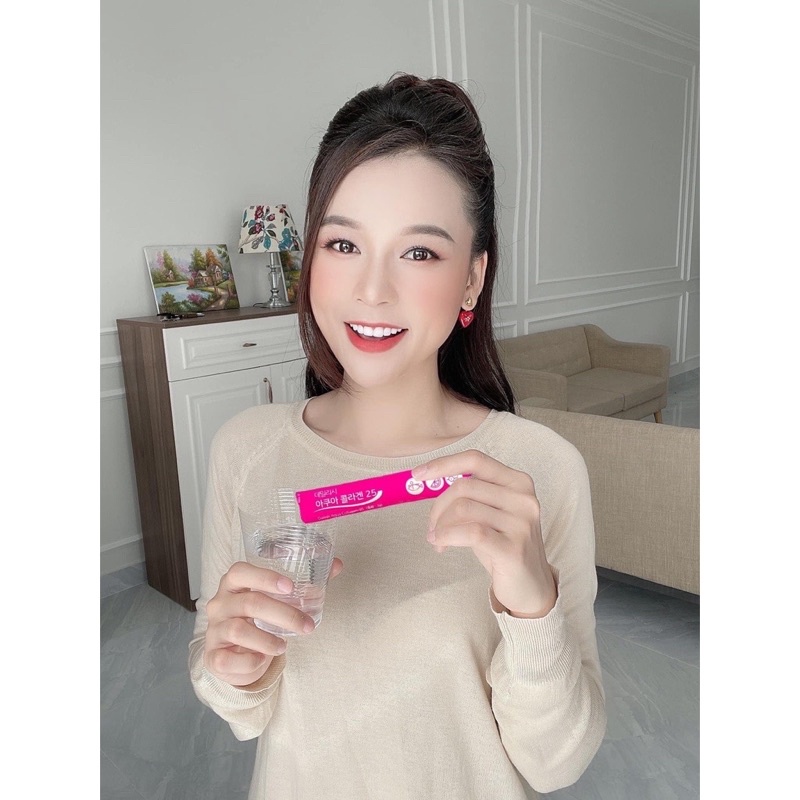 Collagen Thủy Phân Dailish Aqua Chính Hãng Chuẩn Nội Địa Hàn Quốc - Hộp 60 Gói.