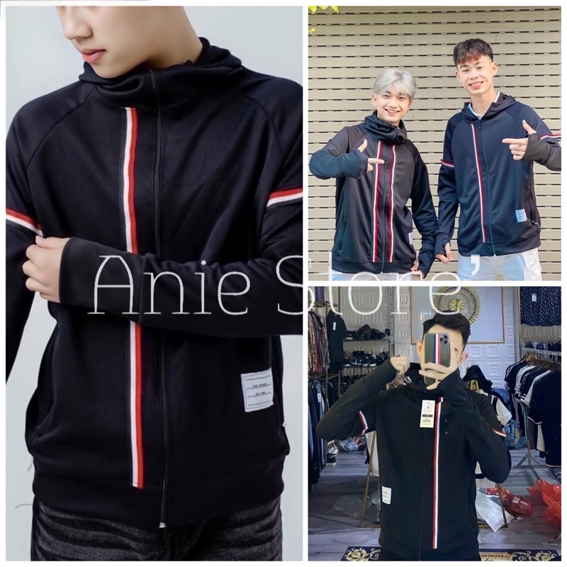 Áo Chống Nắng Nam Nữ 3 Sọc 🦋 Áo Khoác Unisex Dài Tay Dáng Rộng Vải Thể Thao Cao Cấp 🦋