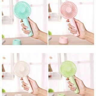 Quạt mini cầm tay,quạt cầm tay  có đế  để bàn sạc tích điện | BigBuy360 - bigbuy360.vn