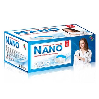 Khẩu Trang Kháng Khuẩn Vải Nano – Chất Liệu Vải Không Dệt Nano Dùng Trong Y tế - Kháng Khuẩn - Ngăn Bụi