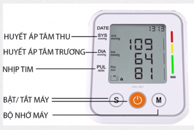 Máy đo huyết áp điện tử Bắp tay FUSAKA- Đo đo nhịp tim  - Bảo hành 2 năm-TẶNG KÈM VÒNG ĐIỀU HOÀ HUYẾT ÁP