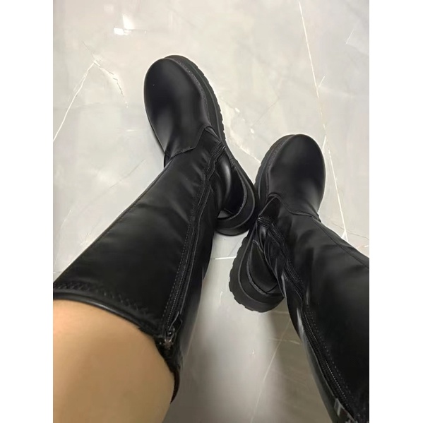 Boot đế bánh mì, bôt siêu chất chất da xịn mềm kèm ảnh thật hàng order 2-3 tuần