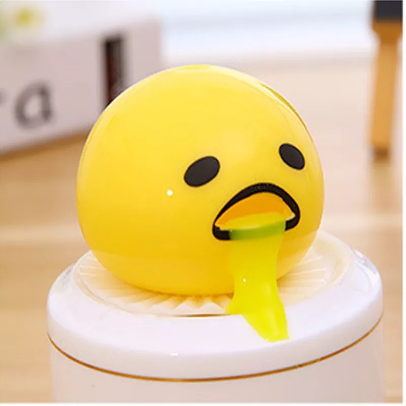 Đồ Chơi Bóp Tay Giảm Stress Hình Lòng Đỏ Trứng Dễ Thương