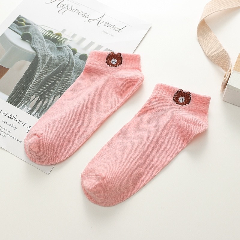 Hot 1 Đôi Vớ Thuyền Cotton Mềm Vô Hình Đơn Giản Thoáng Khí Thời Trang Cho Nữ