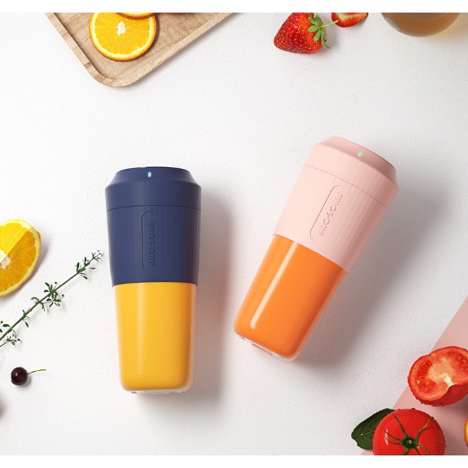 Máy xay sinh tố mini Juice Cup, dung lượng pin lớn 3000 mAh, 500ml, xay hoa quả