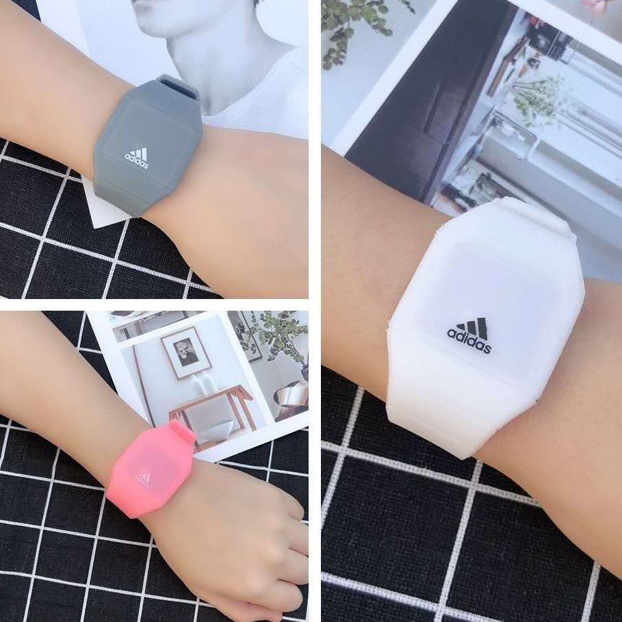 Đồng Hồ Điện Tử Đèn LED Adidas Đơn Giản
