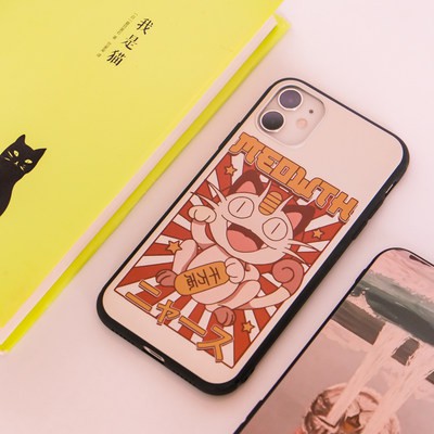 [Luo dabu] iPhone 12 Huawei tinh Linh Linh bảo có thể mơ Retro mèo may mắn trường hợp điện thoại di động