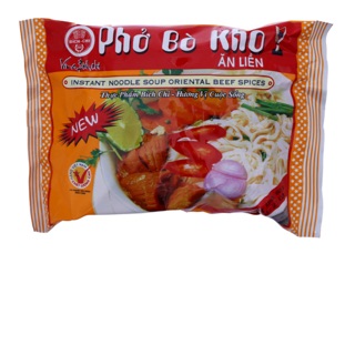 Phở ăn liền Bích Chi hương vị Bò kho gói 60g