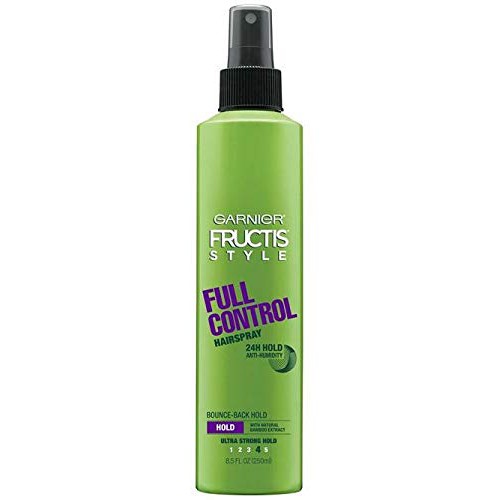 Bình keo xịt giữ nếp tóc Garnier Fructis Style Full Control Anti-Humidity  Non Aerosol Hairspray 250ml (Mỹ) - Gel-Wax tạo kiểu tóc 