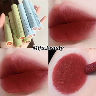 Son môi cappuvini vỏ xanh, son nội địa trung lâu trôi bùn nhung, bảng màu hot trend Mifa