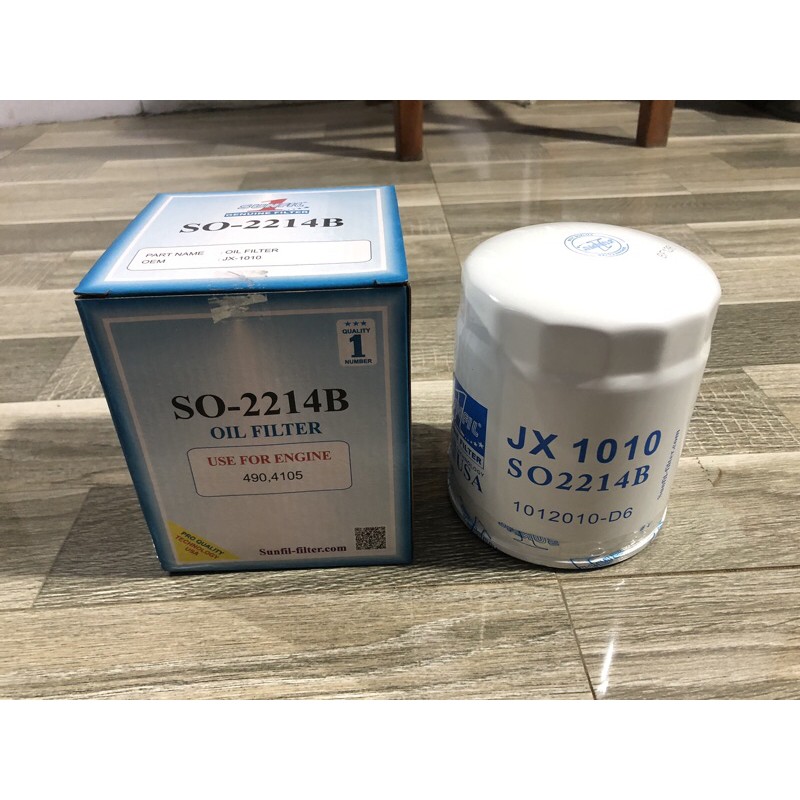 Lọc ô tô JX-1010 / SO-2214B sunfil tiêu chuẩn quốc tế