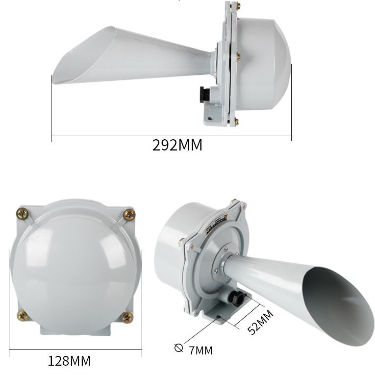 Còi điện kín nước hàng hải, còi báo động kín nước 24VDC, 110VAC, 220VAC/50-60Hz (Watertight Electric Horn for marine, IM