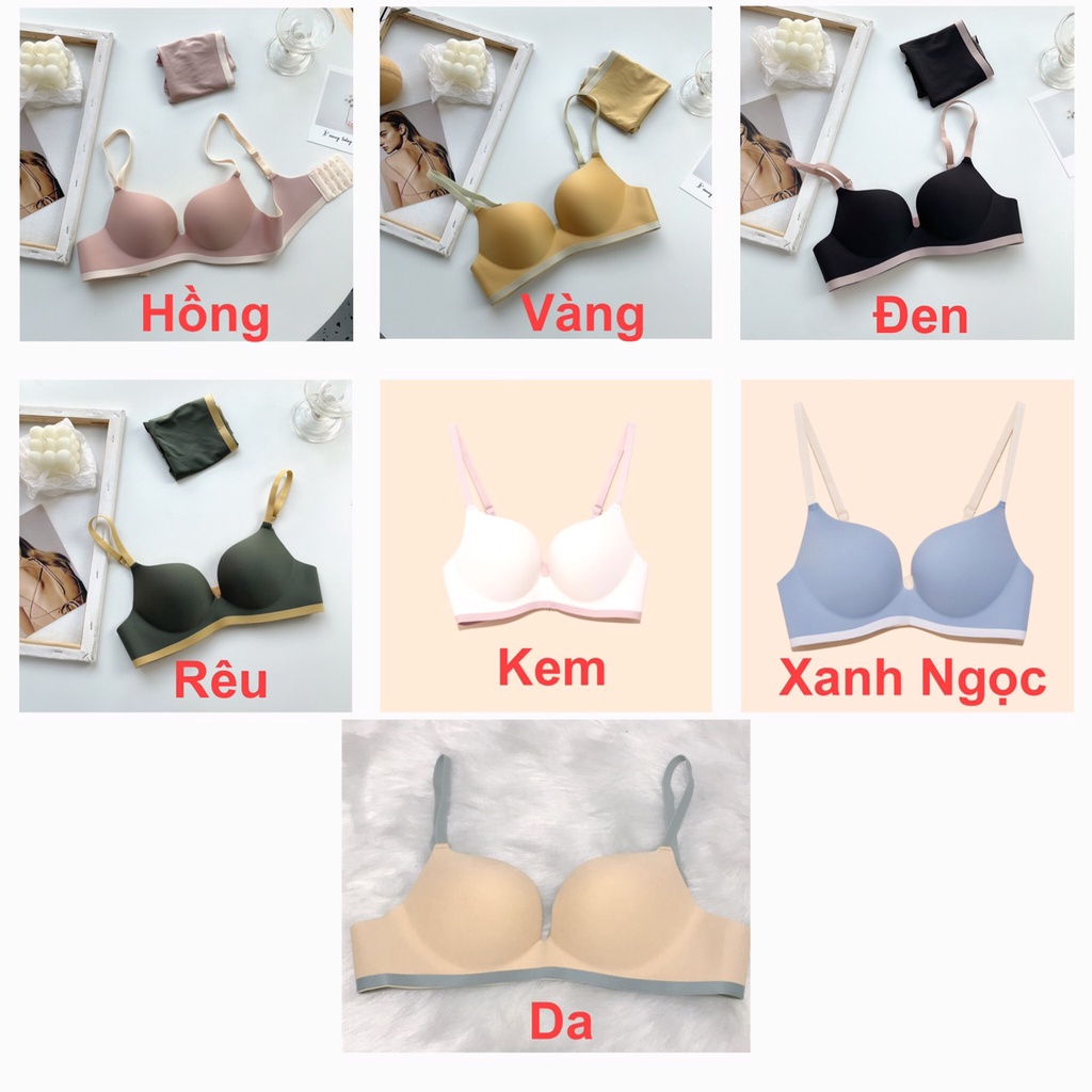 Áo Ngực Nữ Su Đệm Vừa 2cm Không Gọng Mềm Mại Nâng Ngực Cực Đẹp ND09 Hieu Store24h | BigBuy360 - bigbuy360.vn