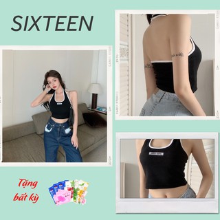 Áo hai dây croptop kiểu hở lưng quyến rũ cá tính sixteen.