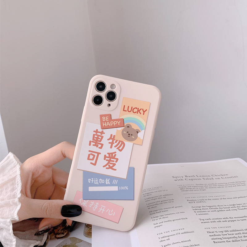Ốp điện thoại IPHONE họa tiết dễ thương cho 12MINI/12PROMAX/12PRO/12/7/7PLUS/8/8PLUS/X/XS/XSMAX/11/11PRO/11PROMAX | BigBuy360 - bigbuy360.vn