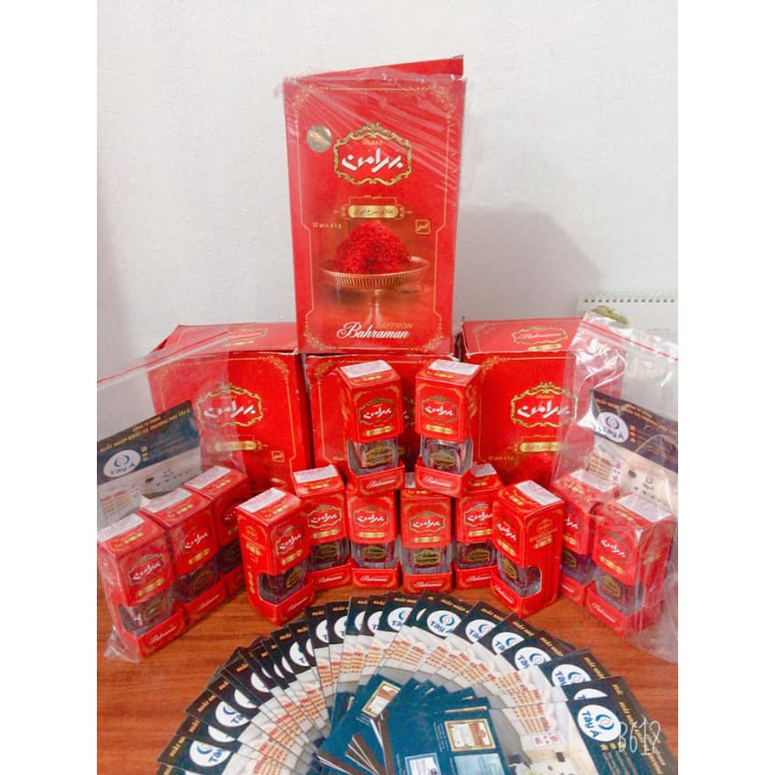 Nhụy hoa nghệ tây SAFFRON BAHRAMAN TÂY Á 1gr