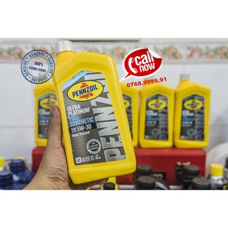 Dầu nhớt xe tay ga cao cấp Pennzoil Ultra Platinum 5w30 "Race Trust"