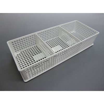 Khay đựng đồ vật chia ngăn dạng lưới màu trắng