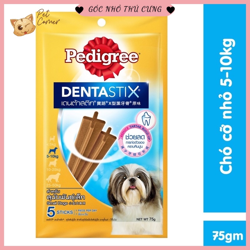 Xương gặm Pedigree Dentastix sạch răng, bổ sung canxi cho chó