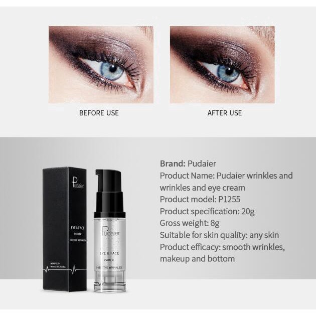Dung dịch lót trang điểm Pudaier 20g dùng cho vùng mắt