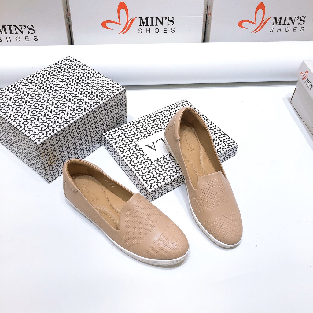 Min's Shoes - Giày Lười Da Thật GL44 KEM | BigBuy360 - bigbuy360.vn