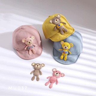 Mũ lưỡi trai gấu cho bé MU037