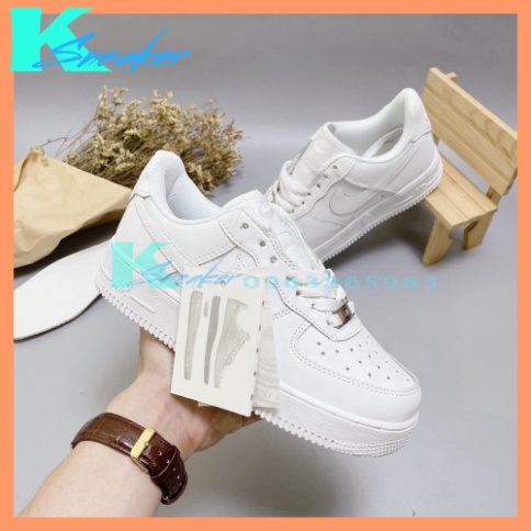 [Hàng Cao Cấp] Giày 𝐍𝐈𝐊𝐄 Trắng,🍀 Giày Thể Thao Sneaker Af1 Màu Trắng Nam Nữ Bản Đẹp Đầy Đủ Bill Box