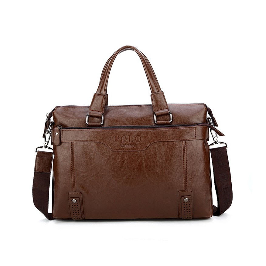 Túi xách công sở POLO da bò cao cấp, đựng vừa laptop 14 inch - ĐIỆN MÁY PICO | BigBuy360 - bigbuy360.vn
