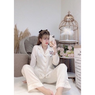 Bộ pijama lụa mango satin