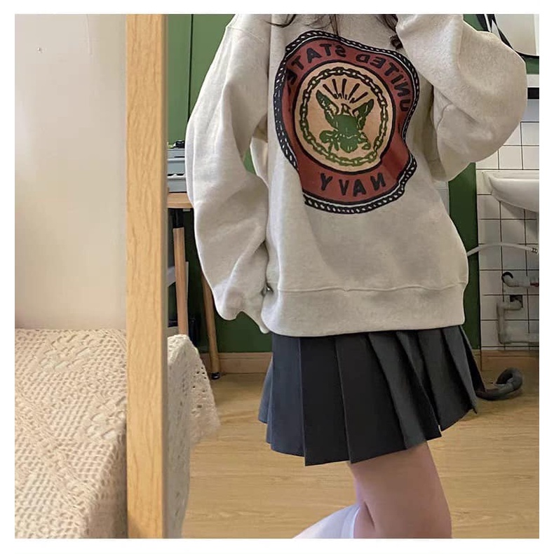 [Có Video + Ảnh Thật] Áo Sweater Nữ United Siêu Xinh Chất Nỉ Bông Mịn Ấm - Chuu House - CH0136