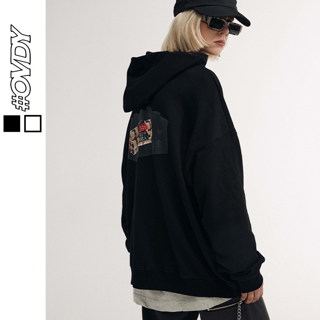 Áo Hoodie Nữ OVDY Dáng Rộng Dày Chuẩn Cotton 360g Mẫu OUDY | BigBuy360 - bigbuy360.vn