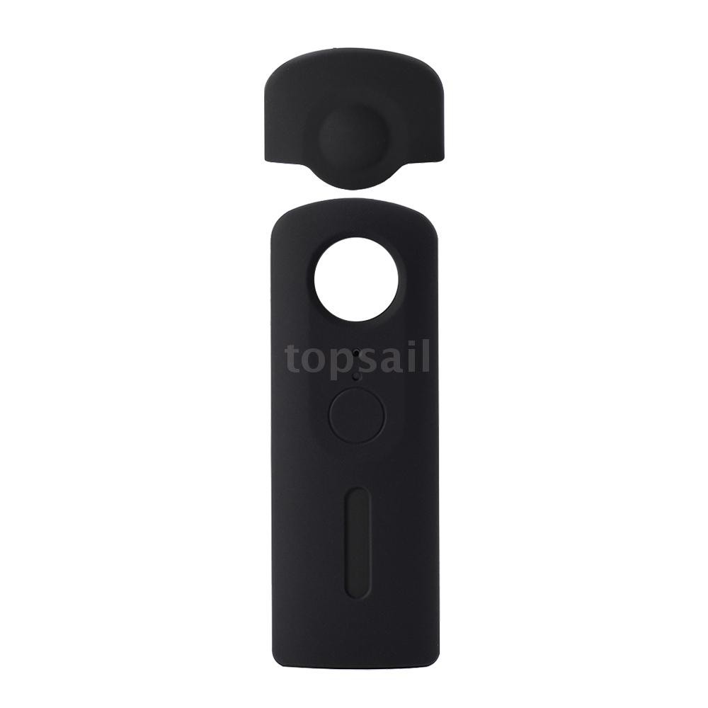 Vải bọc silicone kèm nón ống kính cho máy ảnh Ricoh Theta V 360 độ