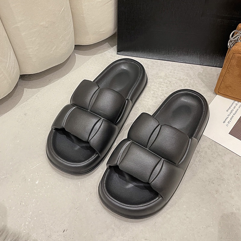 Dép bánh mì nữ, dép đế độn siêu nhẹ chất liệu EVA size kép 36-41 [Lù store]