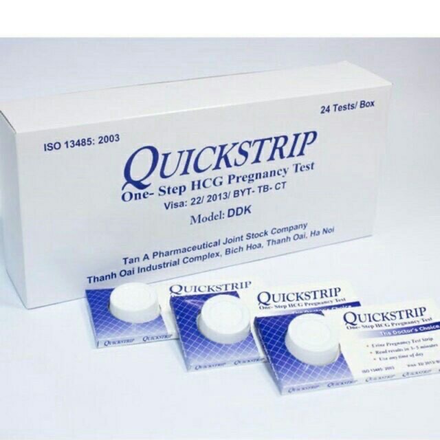 Hộp 24 que thử thai Quickstrip