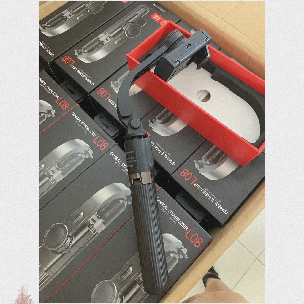 GẬY SELFIE GIMBAL L08 CHỐNG RUNG LẮC-  HỖ TRỢ QUAY HÀNH TRÌNH- CHỤP ẢNH -GẬY SELFIE BLUETOOTH @@ @@