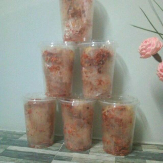 10 Bánh tráng ly trộn muối, hành phi