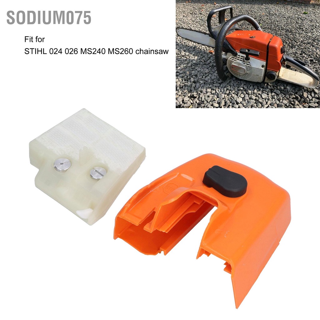 Có thể bán buôn Bộ lọc khí có nắp thay thế lắp ráp 1121 140 1915 Phù hợp cho máy cưa STIHL 024 026 MS240 MS260 Sodium075 Hàng giao ngay