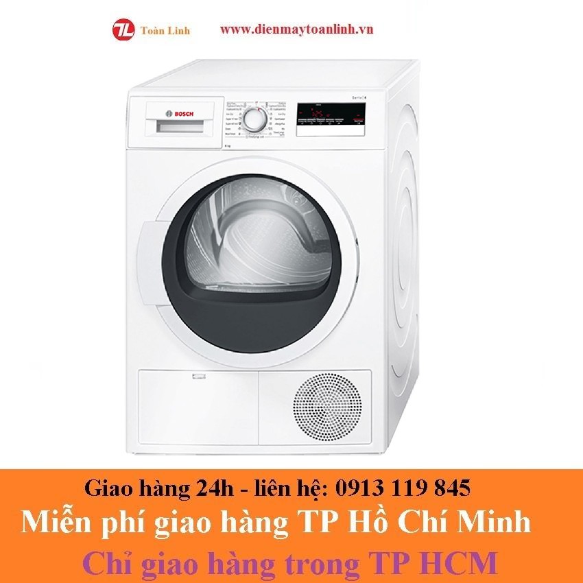 Máy sấy quần áo Bosch 9 kg WTB86201SG