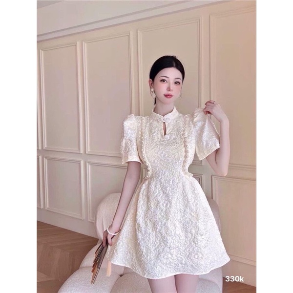 Em thề lá đầm này mặc lên đảm bảo xinh sang tiểu thư nghiêm chỉnh k phake nhé