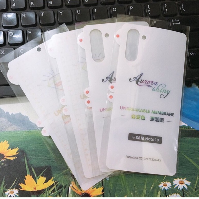 Bộ dán dẻo PPF 2 mặt Samsung Galaxy Note 10 Full màn hình bảo vệ máy siêu tốt