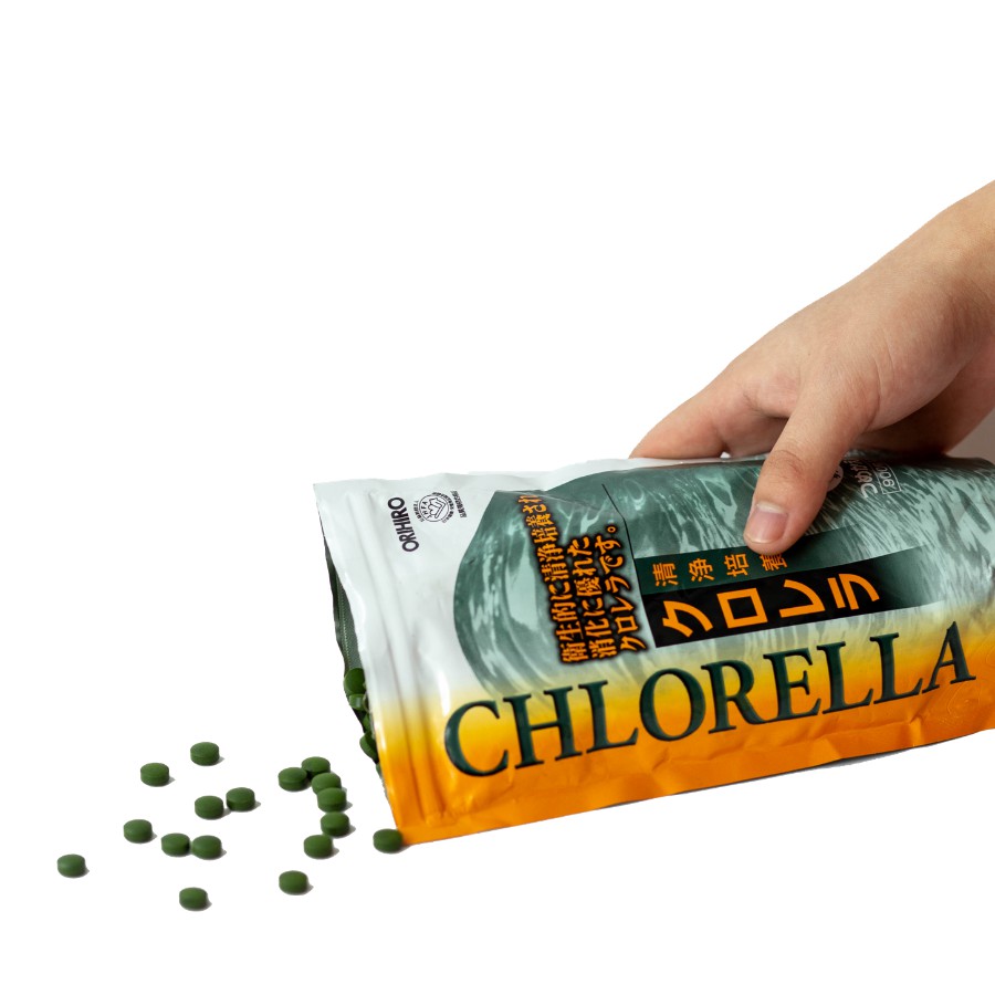 Tảo lục Chlorella hỗ trợ bảo vệ tim mạch Orihiro 900 viên