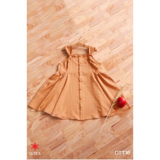 Đầm xòe cột dây vai-DTT16