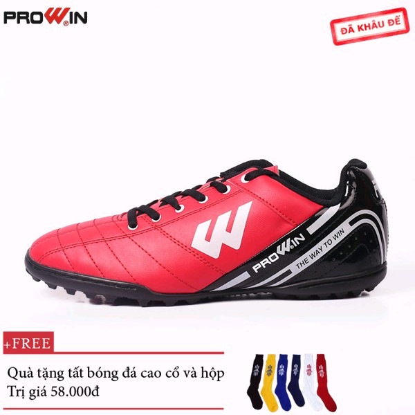 Giày đá bóng Prowin, giày đá banh Prowin RX TẶNG TẤT TẶNG VỚ - Màu vàng chanh